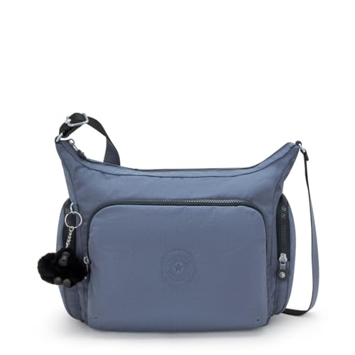 KIPLING Utilitaire amant bleu : grand sac bandoulière nylon