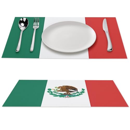 Set de table Mexique antidérapant et résistant à la chaleur en PVC