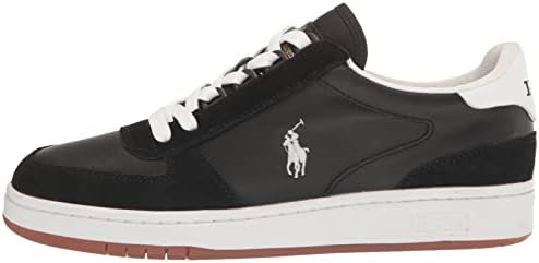POLO RALPH LAUREN Court Low-Top Sneaker White/Light Navy/Vivid Pink 8 D (M) | Image 7