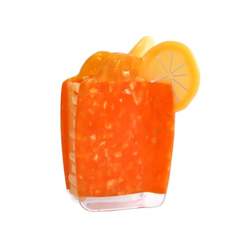 Personalised Acetate Novelty Whiskey Nogaiya Cocktails and Mixed Drinks Hair Hlaw Clip Orange Cocktail Design 1 Piece