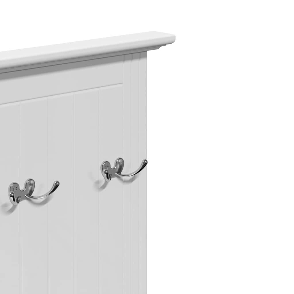 Gecheer Carrello da BODO Bianco e Marrone 72x45x80 cm,Carrellino,Carrello da con Ruote,Carrello portaoggetti,Carrello Credenza,Carrello su Ruote,Carrello di Servizio,P4016876