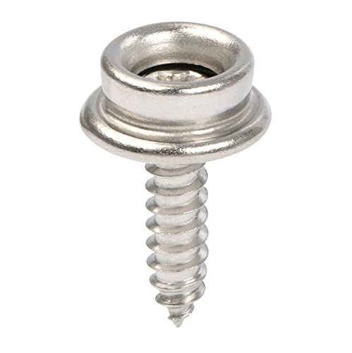Tornillo Snap Stud 5/8" Acero Autoperforante #8, 10 Piezas miniatura 1