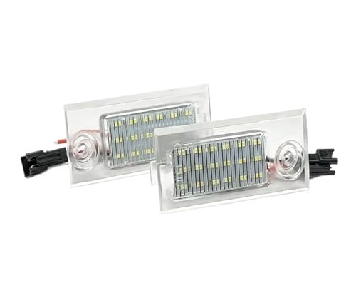 Luz placa matrícula LED blanca para Audi A6 C5 Sedan 1997-2005 2 uds