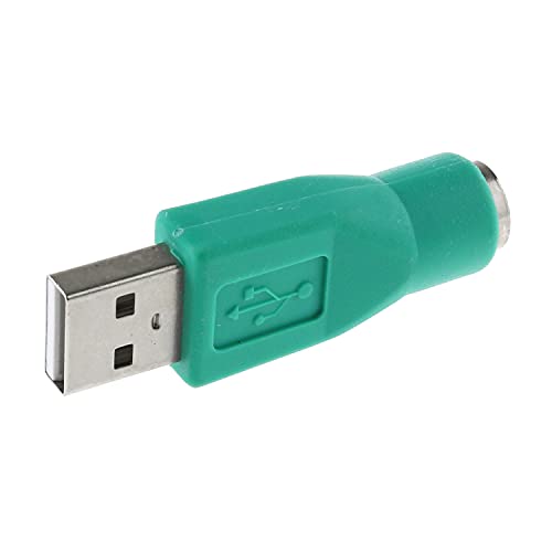Dgzzi Usb To Ps2 Adapter 2Pcs Green Ps/2 Female To Usb Male Converter Adapter For Mouse And Keyboard #TOP4