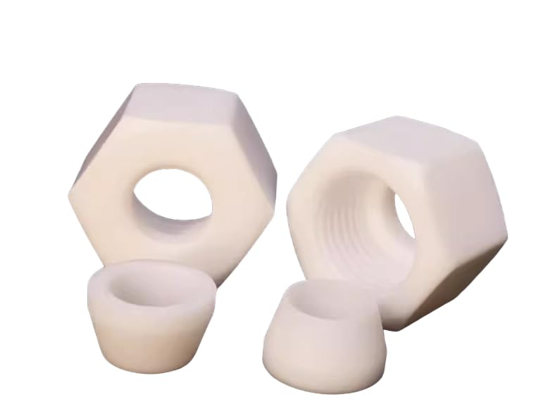 100PCS ϕ25.4 PTFE (Polytetrafluoroethylene) Teflon Plastic Metric Ferrule (Corrosion Resistant Electrical Insulation)