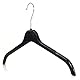 Hangerworld 15 Platzsparende Schwarze Kleiderbügel 43cm Robuster Kunststoff