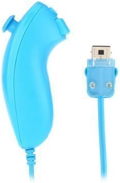 HONBAY Wii Nunchuk / Nunchuck Controller (Blue)