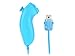 HONBAY Wii Nunchuk / Nunchuck Controller (Blue)