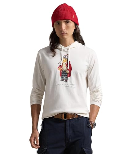 POLO RALPH LAUREN Men's Polo Bear Jersey Hooded T-Shirt