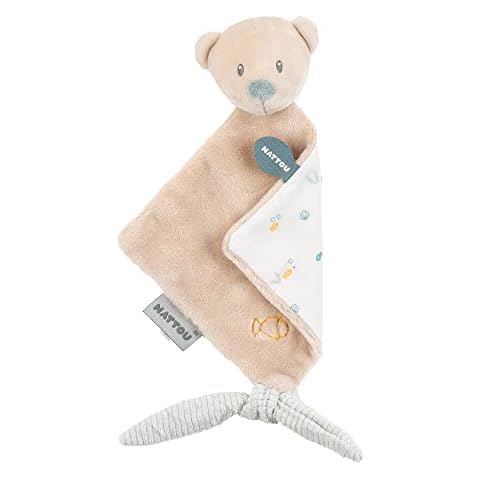 Nattou Mini Comforter Blanket Bear Jules Cover