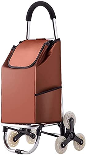 WEDF Klappbarer Einkaufswagen, Treppensteiger, Einkaufstrolley, Klappbarer Treppensteiger, Einkaufswagen, Leichter…