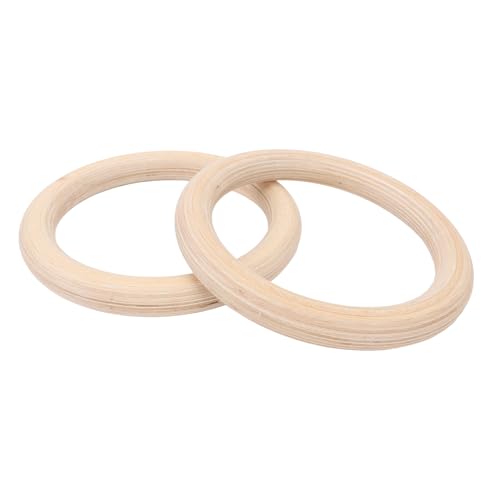 Anillas de gimnasia de madera de abedul premium para entrenamiento miniatura 2