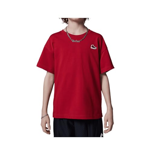 Air Jordan 1 Big Kids' Patch T-Shirt (Varsity Red, 95C899-H15)