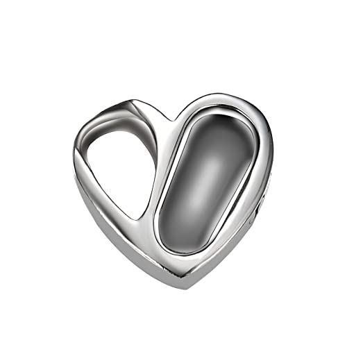 YOTHIWAD Heart Urn Necklace for Ashes Cremation Jewelry Forever in My Heart Engraved Stainless Steel Keepsake Waterproof Memorial Pendant for loved One with Filling Kit(mum) - Image 2