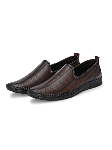 Image of Kastava KS-130 Casual Synthetic Slip-On Ethnic Juties for Men