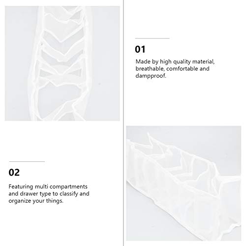 Yardwe Organizadores de Gaveta de Roupas Organizador de Roupas Íntimas Organizador de Meias E Armaze