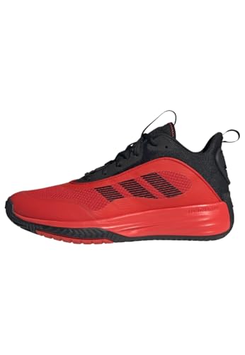 adidas Herren Own The Game 3 Shoes, Core Black/Red/Red, 42 EU