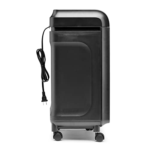 Amazon Basics 8-Sheet High-Security Micro-Cut Shredder With Pullout Basket And Paper Shredder Sharpening & Lubricant Sheets - Pack Of 24 #TOP2