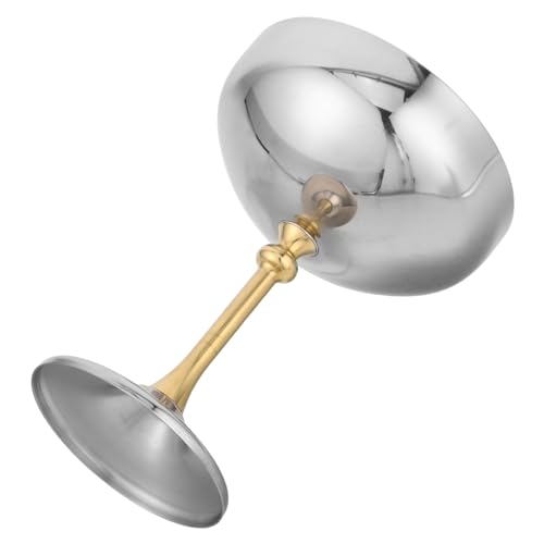 BESTYASH Elegant Footed Dessert Bowl for Bars and Parties Stainless Steel Easy to Clean for Ice Cream Pudding and Fruit Treats