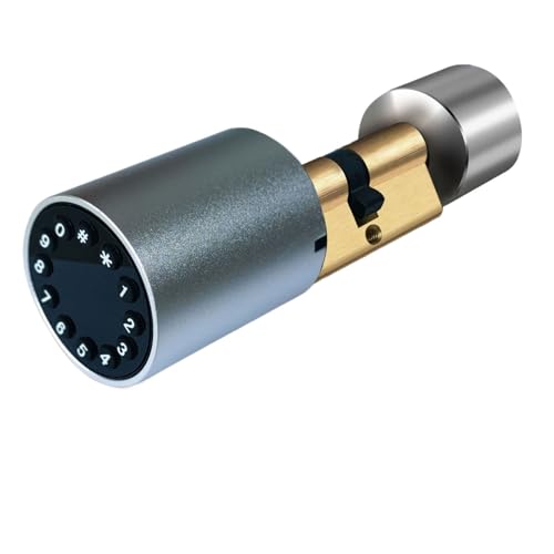 Nuevo Cerradura con contraseña de tamaño Variable, cerradura de puerta con huella digital, cerradura de puerta inteligente, cerradura de puerta exterior, cerradura electrónica, cerradura de puerta cil