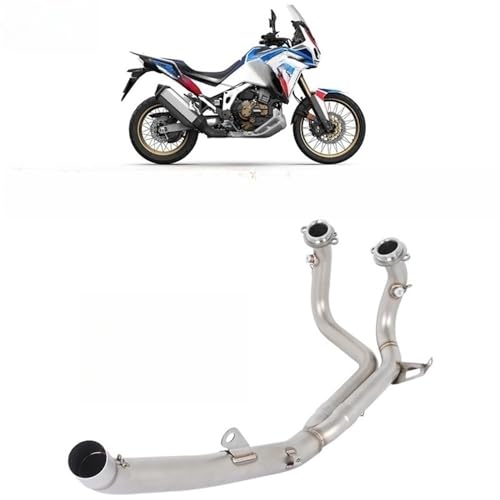 Silencieux d'échappement CRF1100L collecteur inox brossé Africa Twin 1100