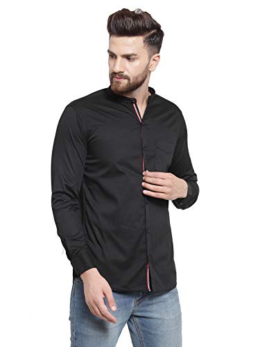 Image of Ben Martin Men's Cotton Solid Regular Fit Casual Shirt-(Bm-Chn-Sht)