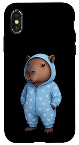Capybara Sleepy Capybara Lover ���f�B�[�X �����Y �L�b�Y �X�}�z�P�[�X iPhone X/XS �p