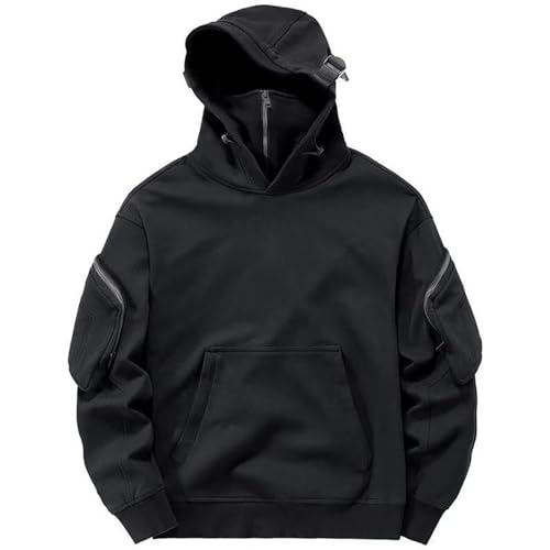 Veste coupe-vent pour moto et vélo avec sweat à capuche gothique - 2