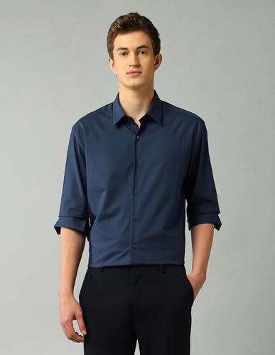 Image of Arrow New York Men's Textured Manhattan Slim Fit Shirt
