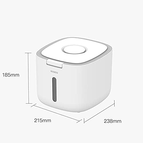 Yavoluy 米びつ 保存容器 密閉 防虫 5kg 10kg 大容量 おしゃれ お米ケース 保存容器 洗える 鮮度を保ち キッチン用品 清潔便利 キッチン収納 (5KG)