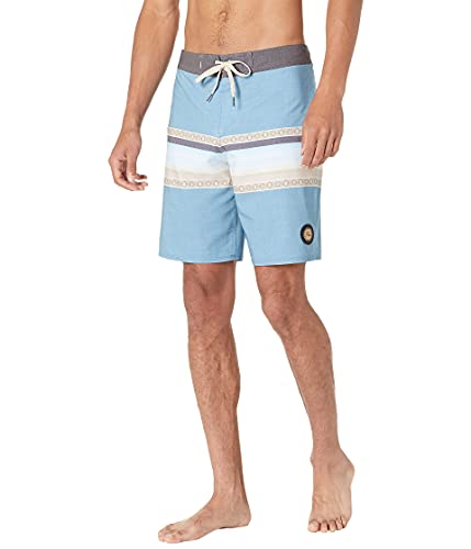 Boardshort de surf Quiksilver negro de 19 pulgadas para días de playa