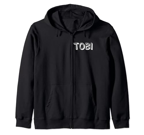 Cute Cartoon Font First Name Tobi Comic Sudadera con Capucha