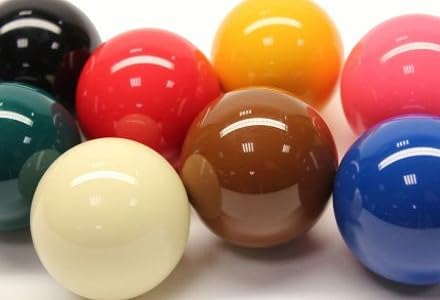 Image of LGB Snooker Ball Set Size 52.5 mm (Multicolour)