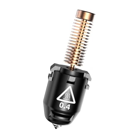 FLASHFORGE Adventurer 5M Nozzle, 0.4mm 280℃ High Flow 32mm³/s Nozzle for Stable High-Speed Printing, Adventurer 5M Pro Hotend, 3S Quick-Detachable Nozzle Cover