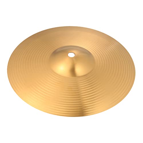 VICASKY Drum Set Cymbals Jazz Drum Mute Cymbal Hi-hat Part Alloy Brass Compact Storage