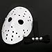 CASACLAUSI Mask Cosplay Halloween Costume Mask Prop Horror Hockey Pure White
