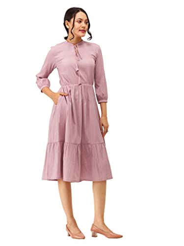 Image of AASK Women Fit and Flare Dress