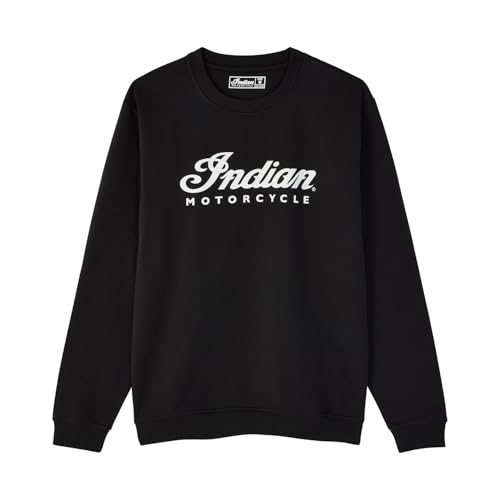 Indian Motorcycle Men's Essential Script Logo Sweatshirt, Black