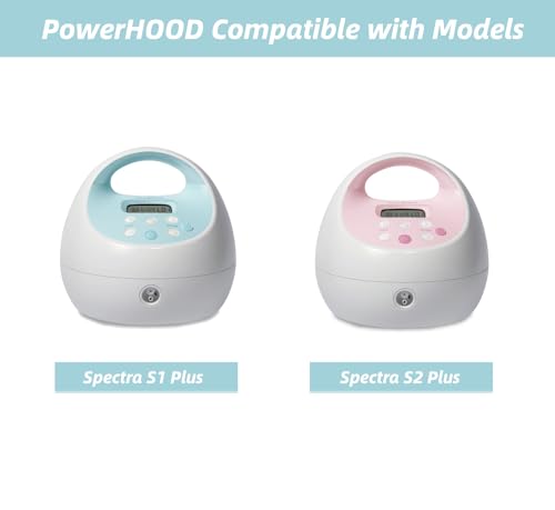 PowerHOOD 12V AC Adapter Compatible with Spectra - S2 Plus Electric Breast Milk Pump Power Supply S1 Plus, S2+, Spectra 9 Plus, SPS100, SPS200 Double Electric Hospital Grade Breast Pump Charger Cable