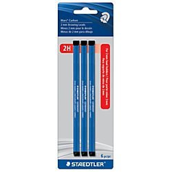 Mines Staedtler Lumograph 2H en 2 mm pour dessiner au bureau ou en atelier