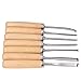 XHTLLO 16 Piece Wood Carving Tool Set, Steel Woodworking Chisel Kit, Carving Knife Hand Tool with Wooden Handles, Incisive Blade for Fine Carving