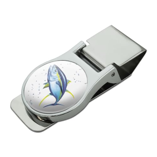 GRAPHICS & MORE Tuna Fishing 2 Satin Chrome Plated Metal Money Clip