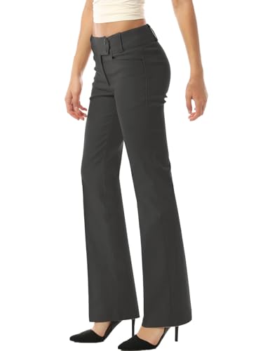 Image of Design by Olivia Women's Dress Pants Bootcut Work Slacks Stretch Office