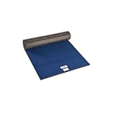 Dollamur 5'x10'x1-3/8' Gymnastics Mat, Blue, Carpeted Mat for Tumbling and Cheerleading, FLEXI-Roll®