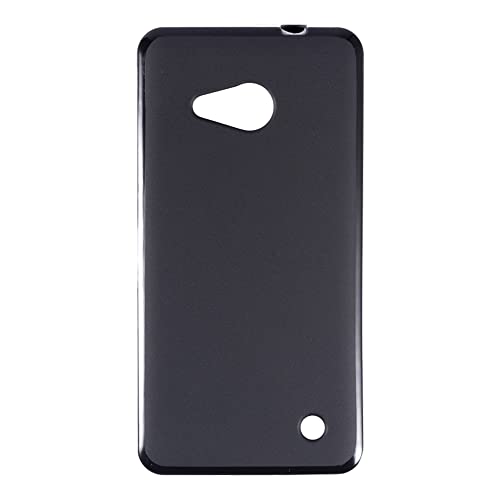 Shantime Soft Case Compatible with Nokia Lumia 550, Slim Shockproof Bumper Protective Back Cover, Anti-Scratch Flexible Shell, Grip-Friendly(Black)