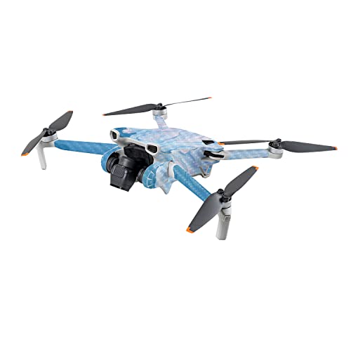 Image of MightySkins Carbon Fiber Skin Compatible with DJI Mini 3 - Daydream | Protective, Durable Textured Carbon Fiber Finish | Easy to Apply | Made in The USA