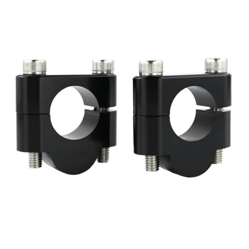 Motorrad Lenkererhöhung für Suzuki GSR400 GSR600 GSR750 für GSR1000 GSX 650F GSX 1000S Katana Klemme Montage für Heber 22 mm und 7/8 Zoll Motorrad Riser (Blac)