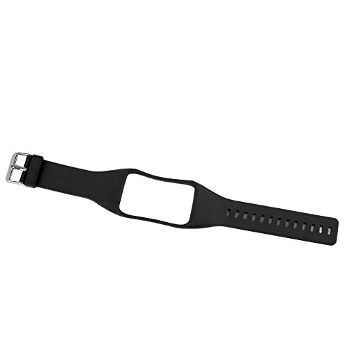 Honecumi SAMSUNG 750-BLACK+WHITE Bands Compatible With Samsung Galaxy Gear S Sm-R750 Watch Band Wrist Strap Replacement Accessory thumb #4