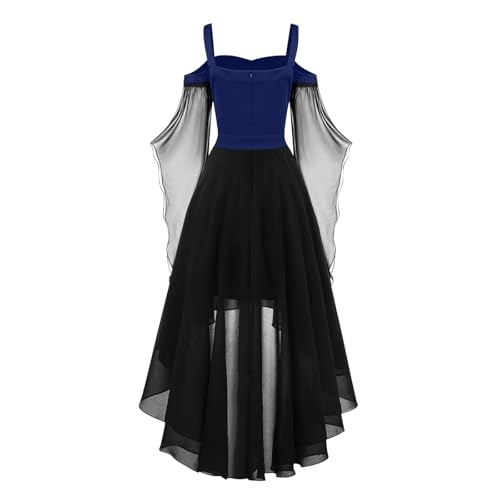 Robe de sorcière pour femmes style gothique médiéval chic pour soirées Halloween