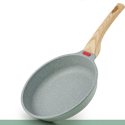 Sartén de piedra médica sin tapa, sartén antiadherente para freír, sartén para tortilla con revestimiento de granito, utensilios de cocina